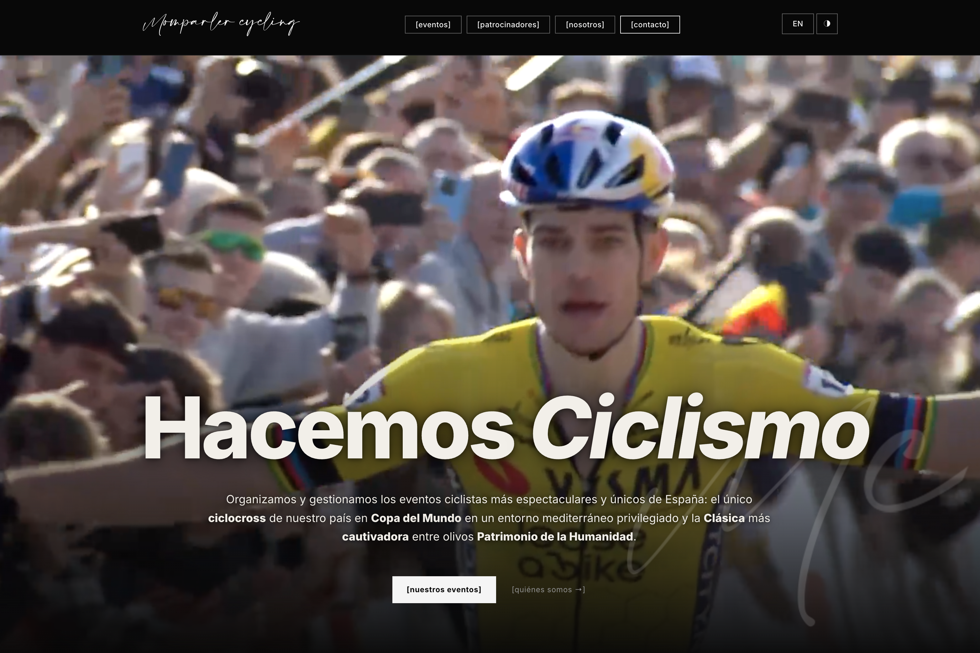 Web corporativa de Momparler Cycling